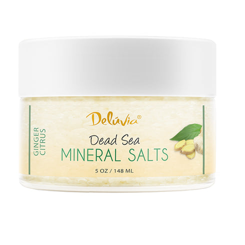 5oz Ginger Citrus Dead Sea Mineral Salts